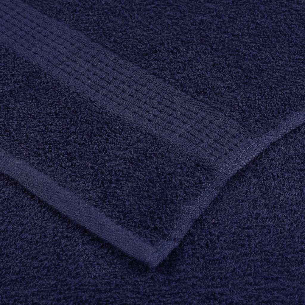 Badehåndklæder 2 stk Marineblå 100x150 cm 360 g/m² 100% bomuld