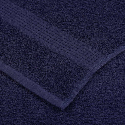 Badehåndklæder 2 stk Marineblå 100x150 cm 360 g/m² 100% bomuld