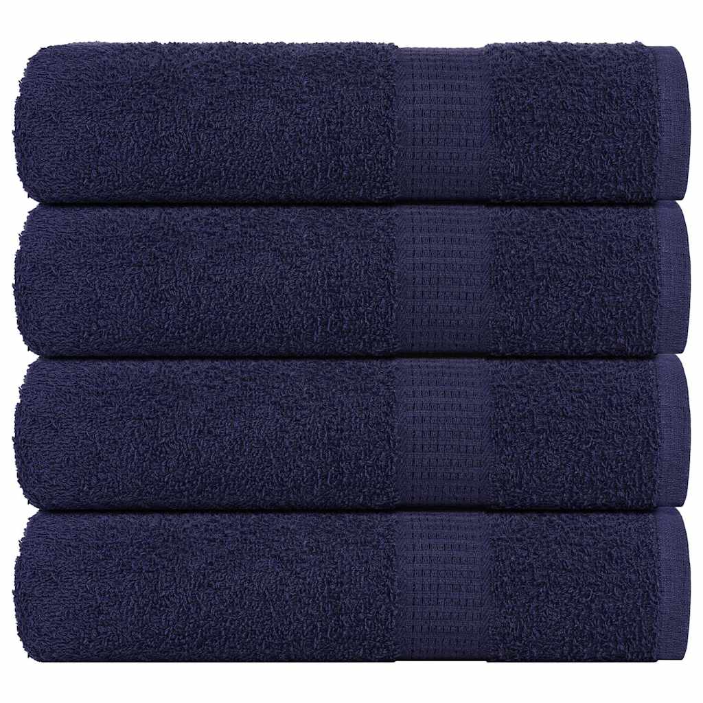 Badetücher 4 Stk. Marineblau 100x150 cm 360 g/m² 100% Baumwolle