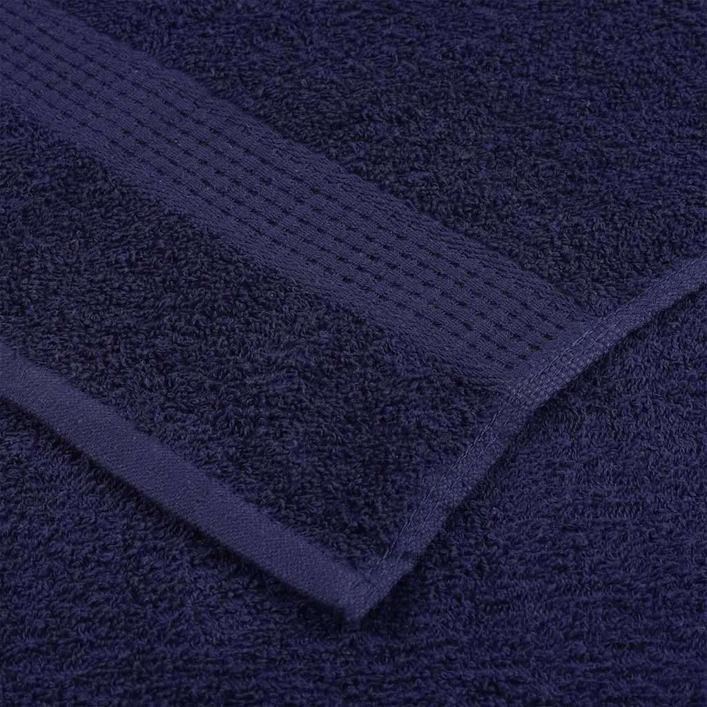 Saunatücher 10 Stk. Marineblau 80x200cm 360 g/m² 100% Baumwolle