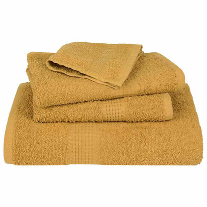 Waschhandtücher 10 Stück FROGN Gold 30x30 cm 100% Baumwolle