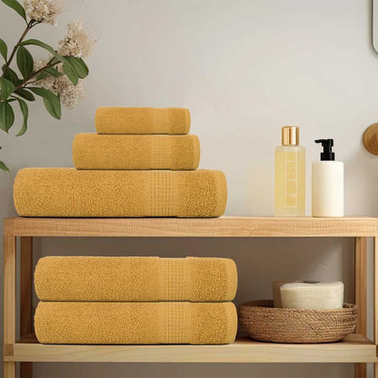 Badehåndklæder 10 stk Golden 100x150 cm 360 g/m² 100% bomuld