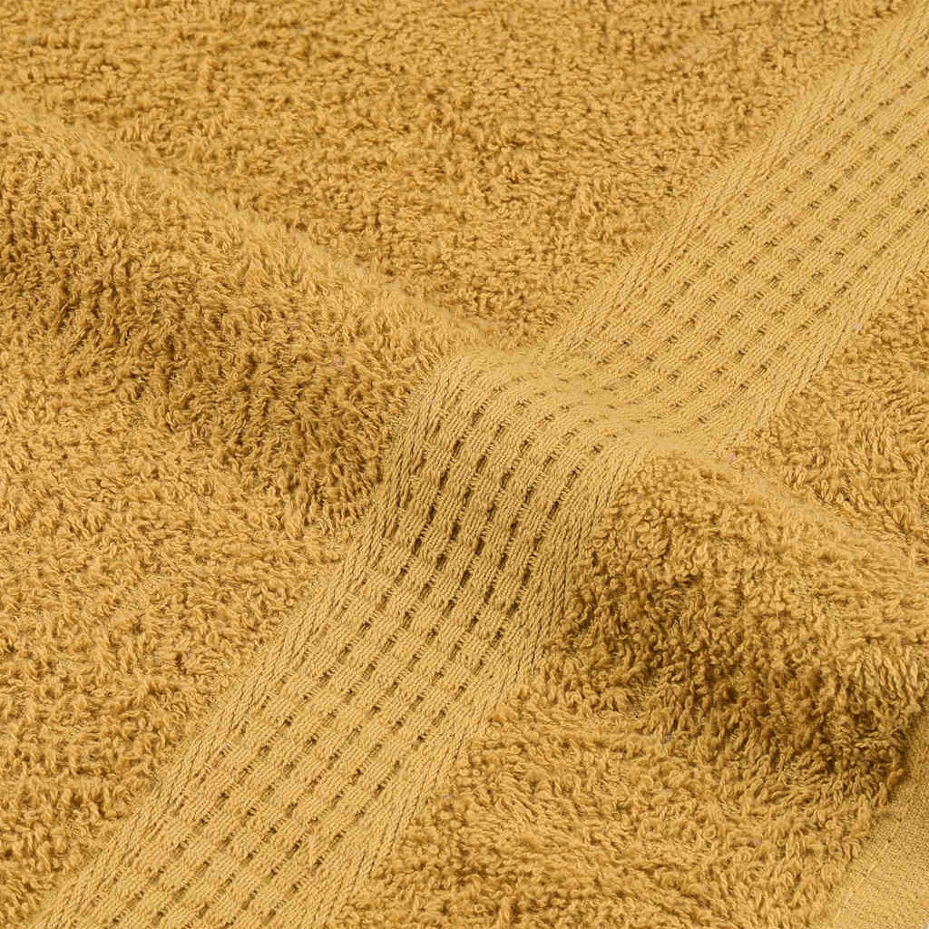 Saunahåndklæder 4 stk Gyldne 80x200 cm 360 g/m² 100% bomuld