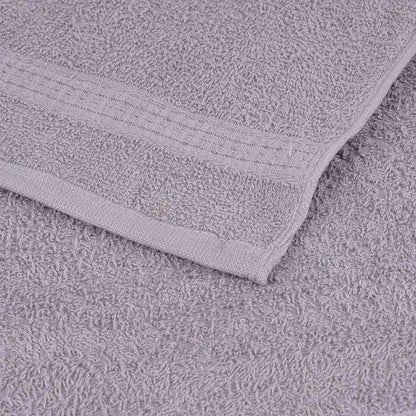 Waschhandtücher 2 Stück FROGN Grau 30x30 cm 100% Baumwolle