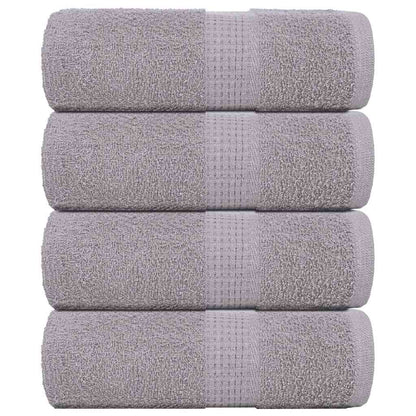 Waschhandtücher 4-tlg. FROGN Grau 30x30 cm 100% Baumwolle