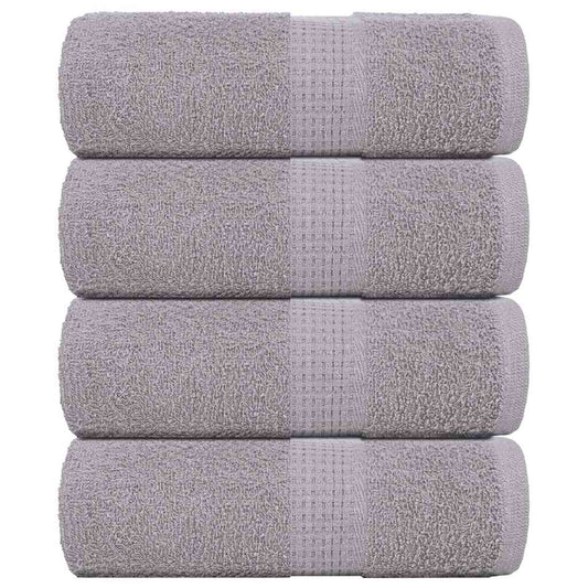 Waschhandtücher 4-tlg. FROGN Grau 30x30 cm 100% Baumwolle