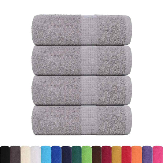 Waschhandtücher 4-tlg. FROGN Grau 30x30 cm 100% Baumwolle