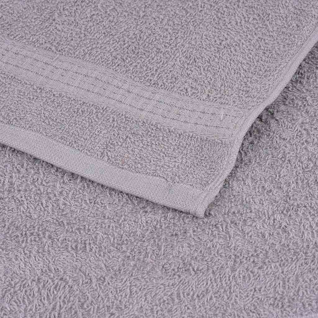 Waschhandtücher 4-tlg. FROGN Grau 30x30 cm 100% Baumwolle