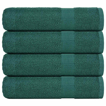Badetücher 4 Stk. Grün 100x150 cm 360 g/m² 100% Baumwolle