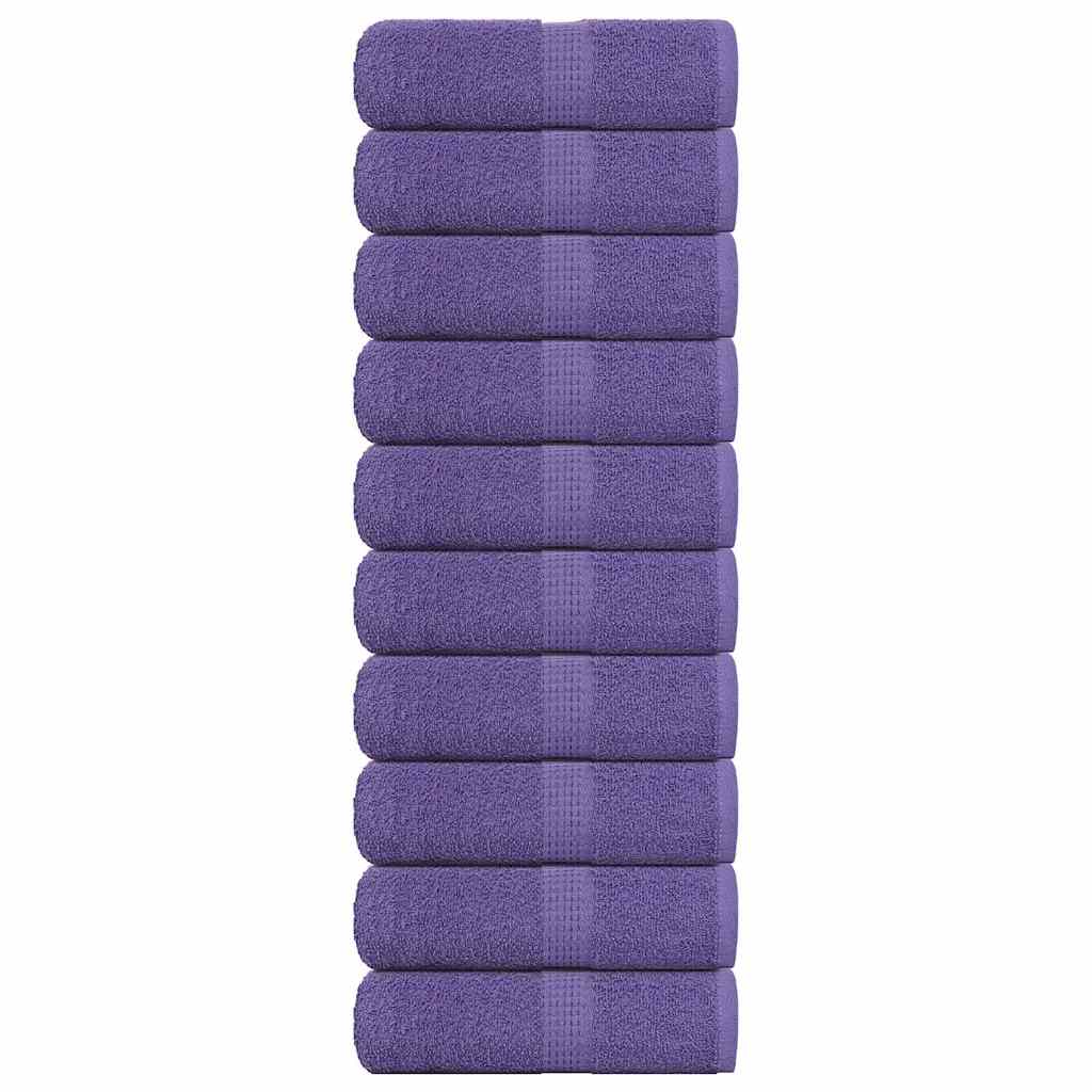 Waschhandtücher 10 Stück FROGN Lila 30x30 cm 100% Baumwolle