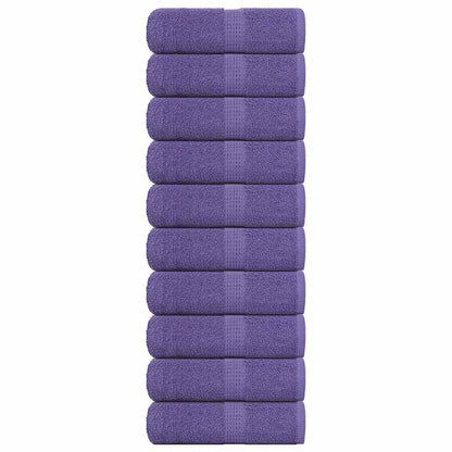 Waschhandtücher 10 Stück FROGN Lila 30x30 cm 100% Baumwolle