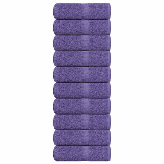 Waschhandtücher 10 Stück FROGN Lila 30x30 cm 100% Baumwolle