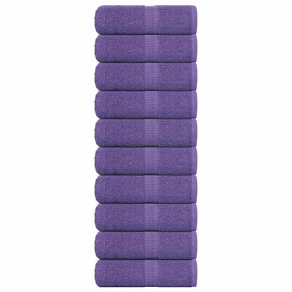 Gästetücher 10 Stk. Lila 30x50 cm 360 g/m² 100% Baumwolle