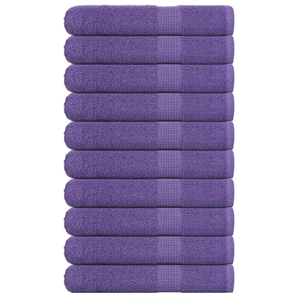Saunatücher 10 Stk. Lila 80x200 cm 360 g/m² 100% Baumwolle