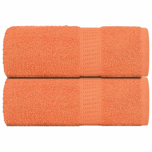 Waschhandtücher 2 Stück FROGN Orange 30x30 cm 100% Baumwolle