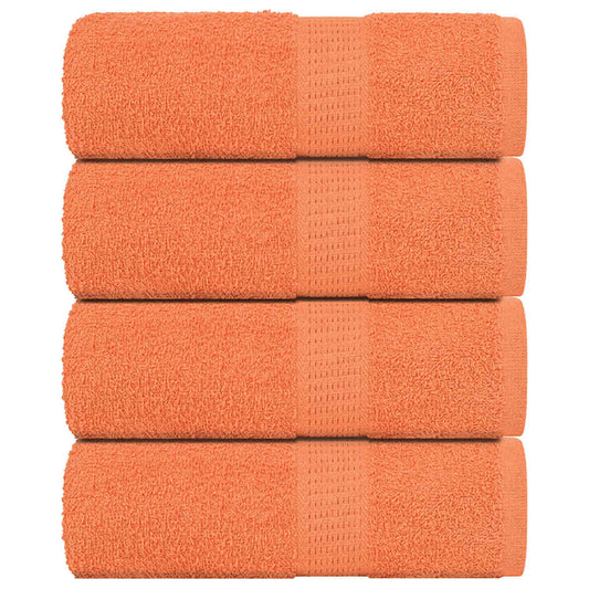 Waschhandtücher 4-tlg. FROGN Orange 30x30 cm 100% Baumwolle