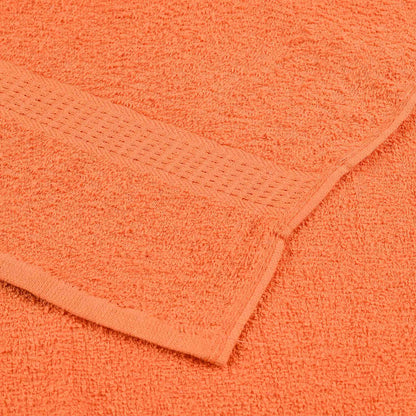 Vaskeklude 10 stk Orange 30x30 cm 360 g/m² 100% bomuld