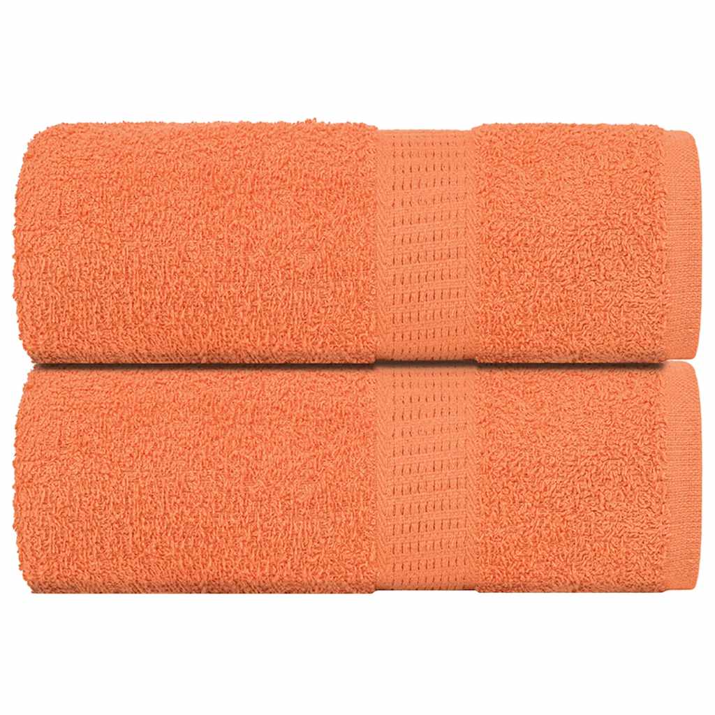 Gästetücher 2 Stk. Orange 30x50 cm 360 g/m² 100% Baumwolle