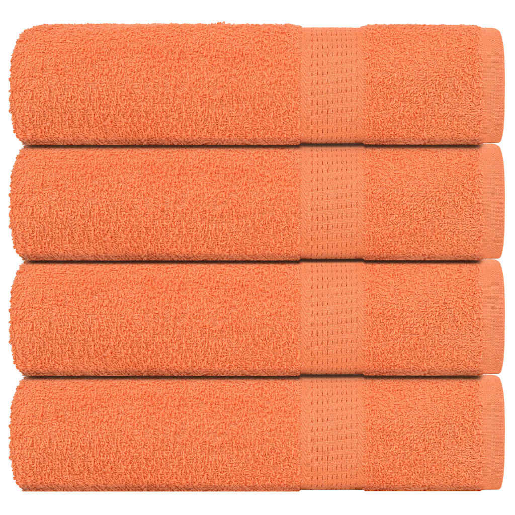 Badetücher 4 Stk. Orange 100x150 cm 360 g/m² 100% Baumwolle