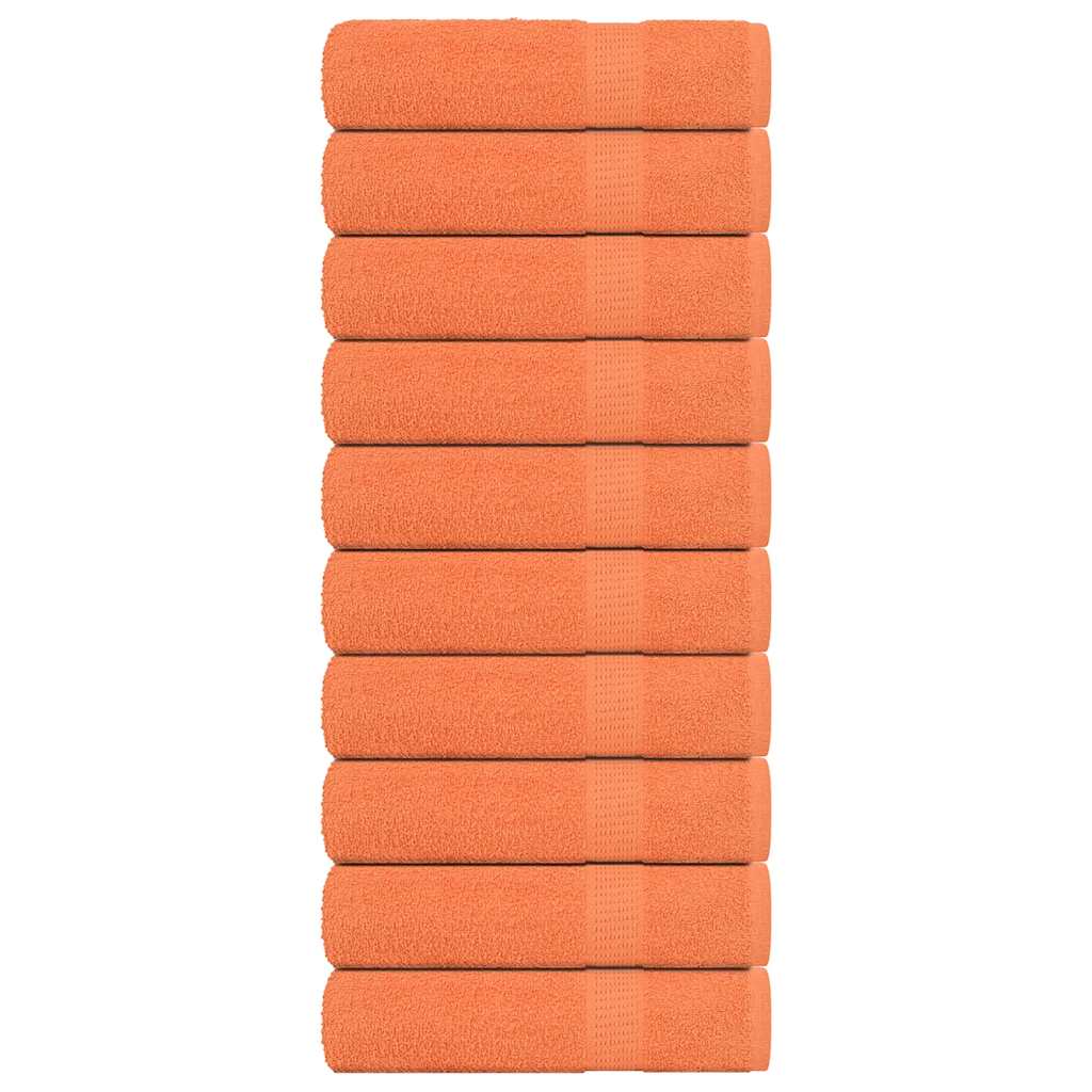 Badetücher 10 Stk. Orange 100x150 cm 360 g/m² 100% Baumwolle
