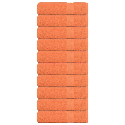 Badetücher 10 Stk. Orange 100x150 cm 360 g/m² 100% Baumwolle