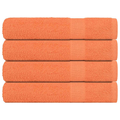 Handtücher 4 Stk. Orange 100x200 cm 360 g/m² 100% Baumwolle