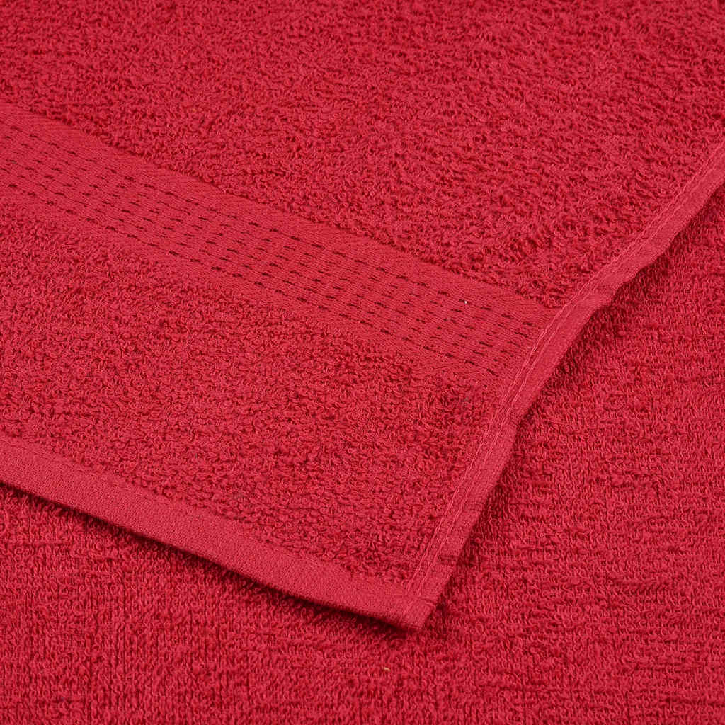 Waschhandtücher 2 Stück FROGN Rot 30x30 cm 100% Baumwolle