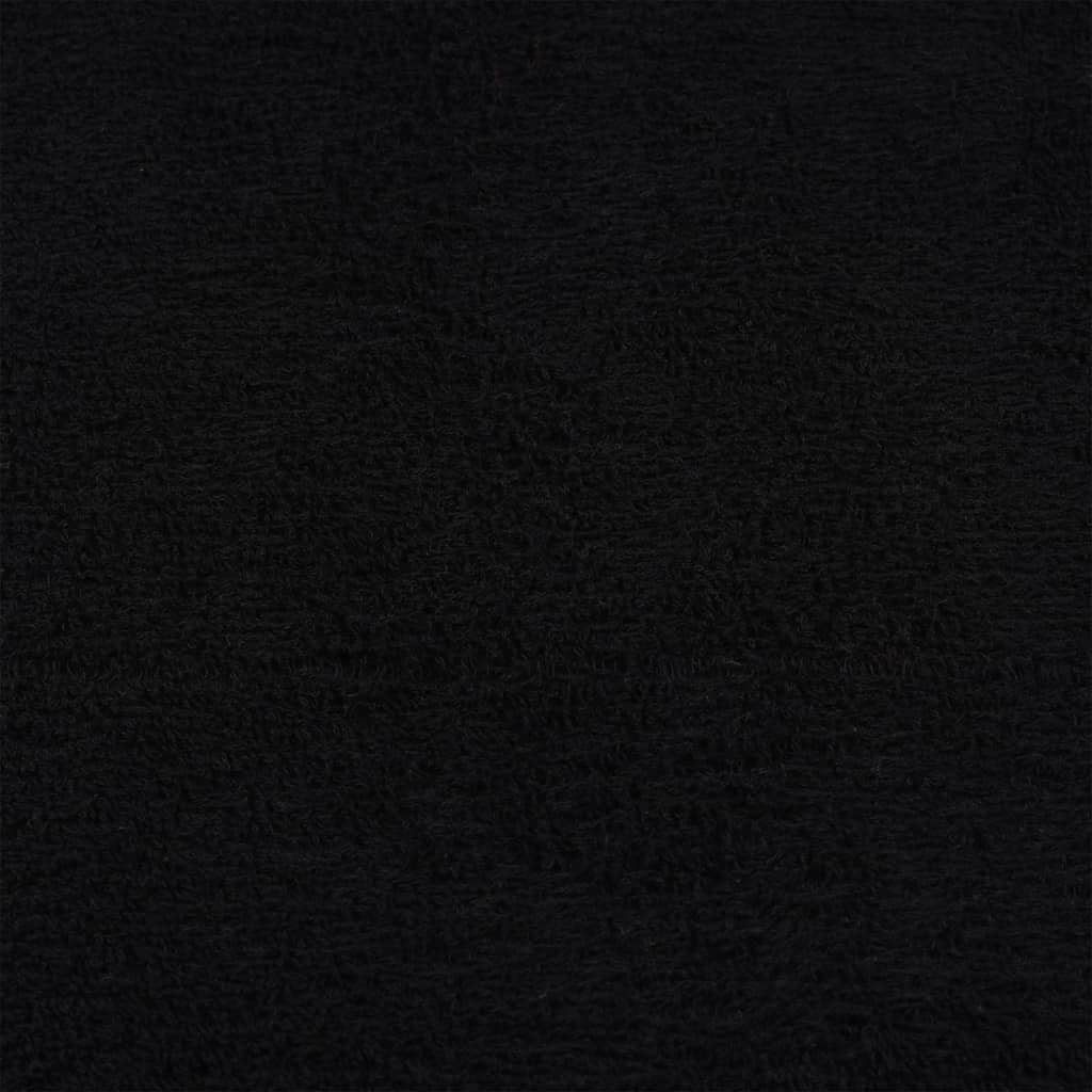Waschhandtücher 4-tlg. FROGN Schwarz 30x30 cm 100% Baumwolle