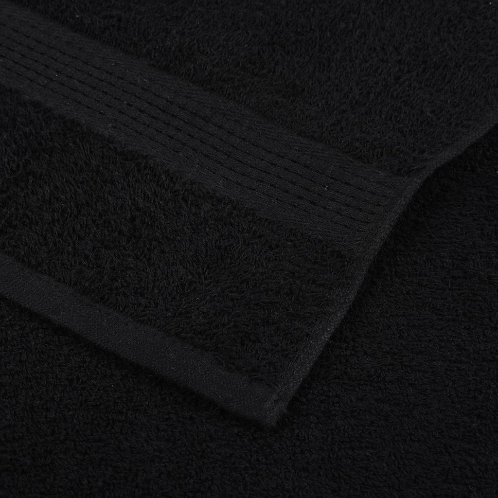 Waschhandtücher 4-tlg. FROGN Schwarz 30x30 cm 100% Baumwolle