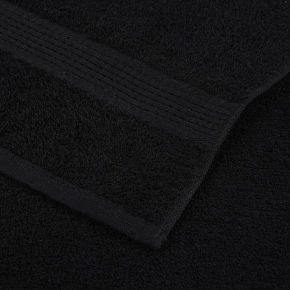 Waschhandtücher 4-tlg. FROGN Schwarz 30x30 cm 100% Baumwolle