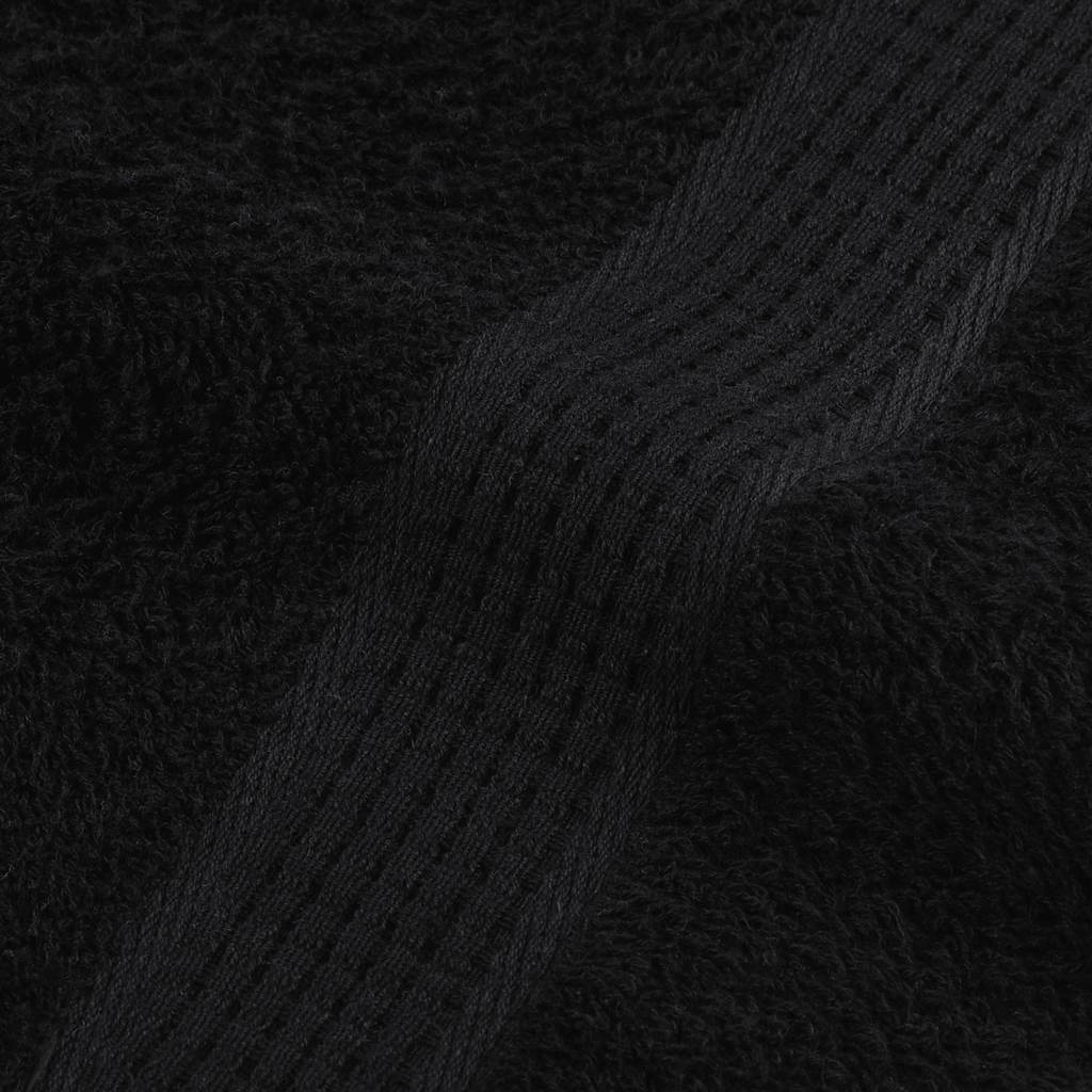 Waschhandtücher 4-tlg. FROGN Schwarz 30x30 cm 100% Baumwolle