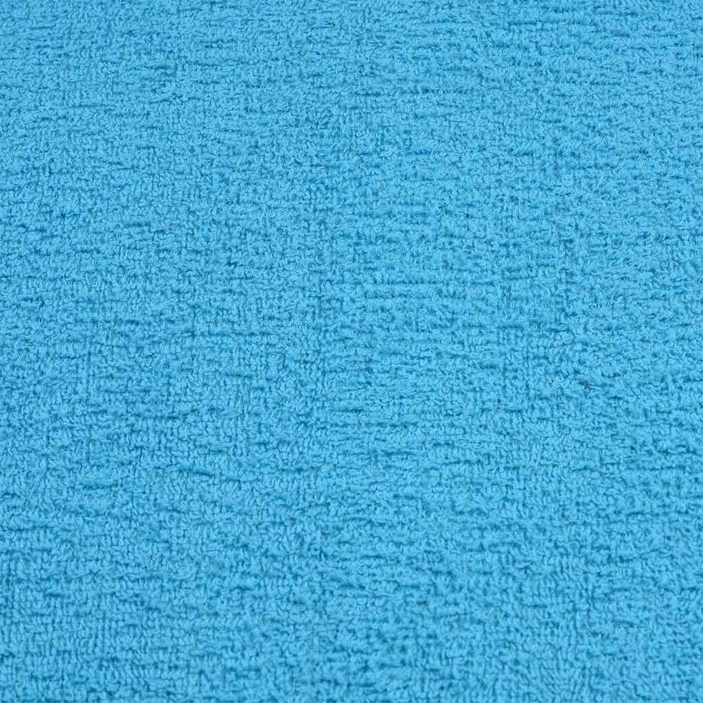 Waschhandtücher 10 Stück FROGN Türkis 30x30 cm 100% Baumwolle