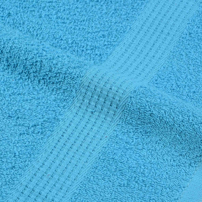 Waschhandtücher 10 Stück FROGN Türkis 30x30 cm 100% Baumwolle