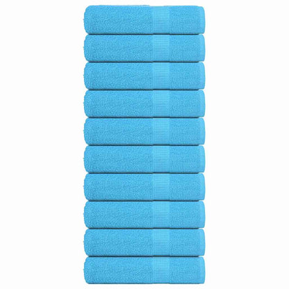 Badetücher 10 Stk. Türkis 100x150 cm 360 g/m² 100% Baumwolle