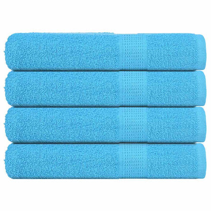 Handtücher 4 Stk. Türkis 100x200 cm 360 g/m² 100% Baumwolle