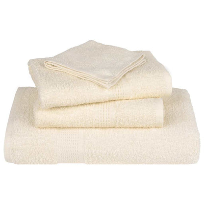 Waschhandtücher 2 Stück FROGN Creme 30x30 cm 100% Baumwolle