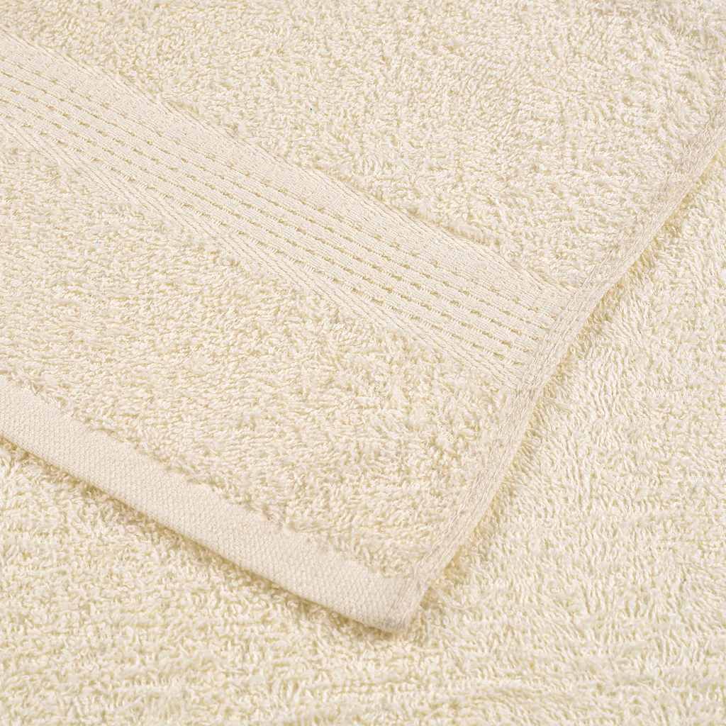 Waschhandtücher 2 Stück FROGN Creme 30x30 cm 100% Baumwolle