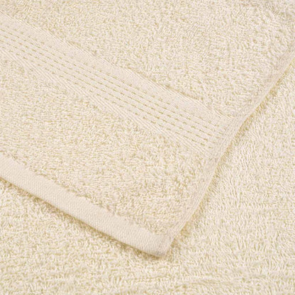 Waschhandtücher 2 Stück FROGN Creme 30x30 cm 100% Baumwolle