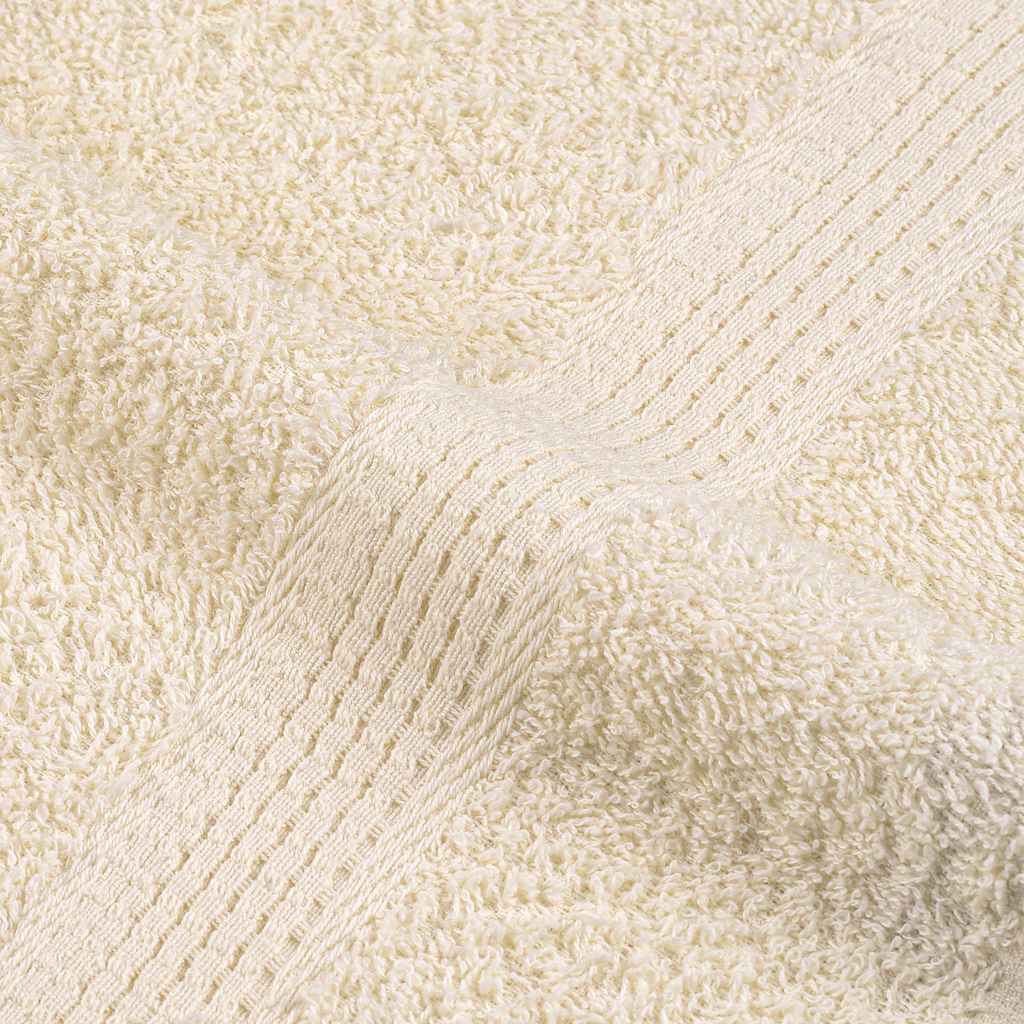 Waschhandtücher 2 Stück FROGN Creme 30x30 cm 100% Baumwolle