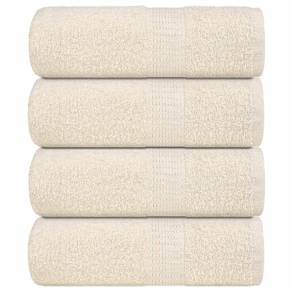 Waschhandtücher 4-tlg. FROGN Creme 30x30 cm 100% Baumwolle