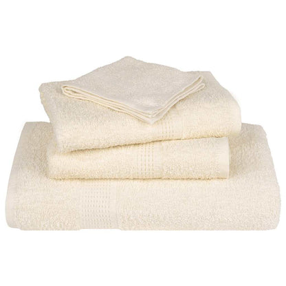 Waschhandtücher 4-tlg. FROGN Creme 30x30 cm 100% Baumwolle