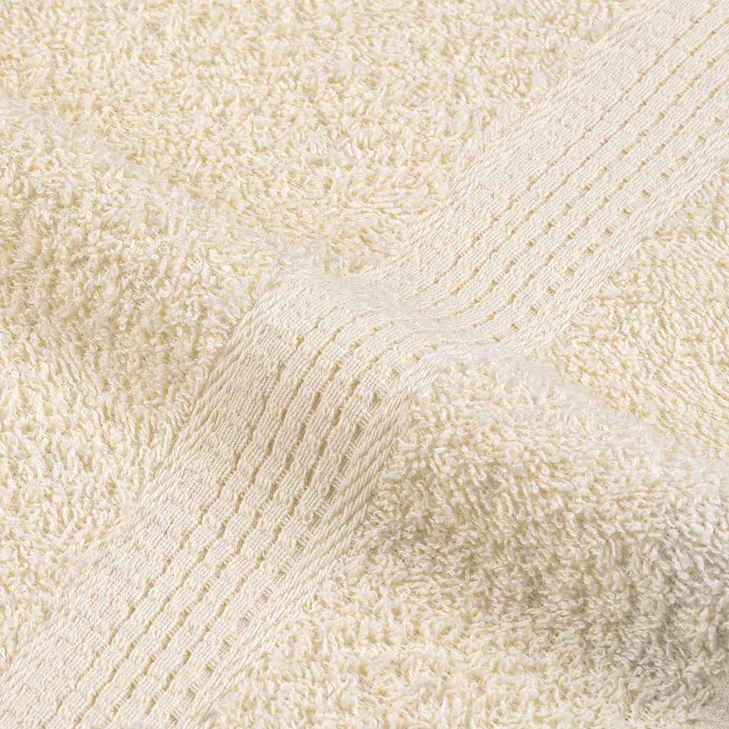 Duschtücher 2 Stk. Creme 70x140 cm 360 g/m² 100% Baumwolle