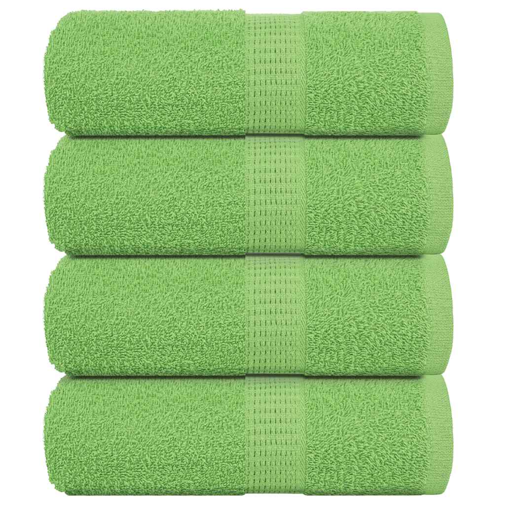 Gästetücher 4 Stk. Apfelgrün 30x50 cm 360 g/m² 100% Baumwolle
