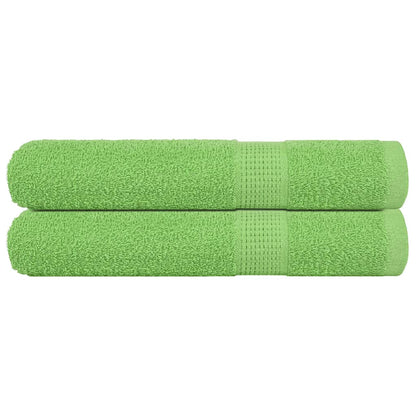 Handtücher 2 Stk. Apfelgrün 100x200 cm 360 g/m² 100% Baumwolle