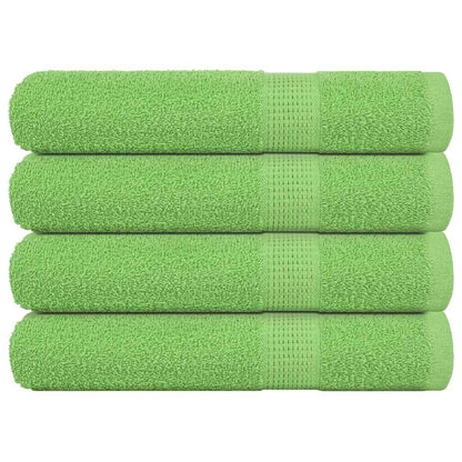 Handtücher 4 Stk. Apfelgrün 100x200 cm 360 g/m² 100% Baumwolle