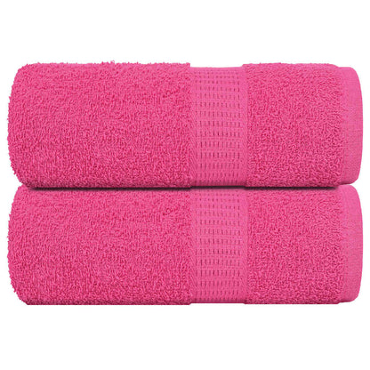 Waschhandtücher 2 Stück FROGN Rosa 30x30 cm 100% Baumwolle