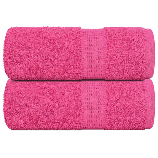 Waschhandtücher 2 Stück FROGN Rosa 30x30 cm 100% Baumwolle