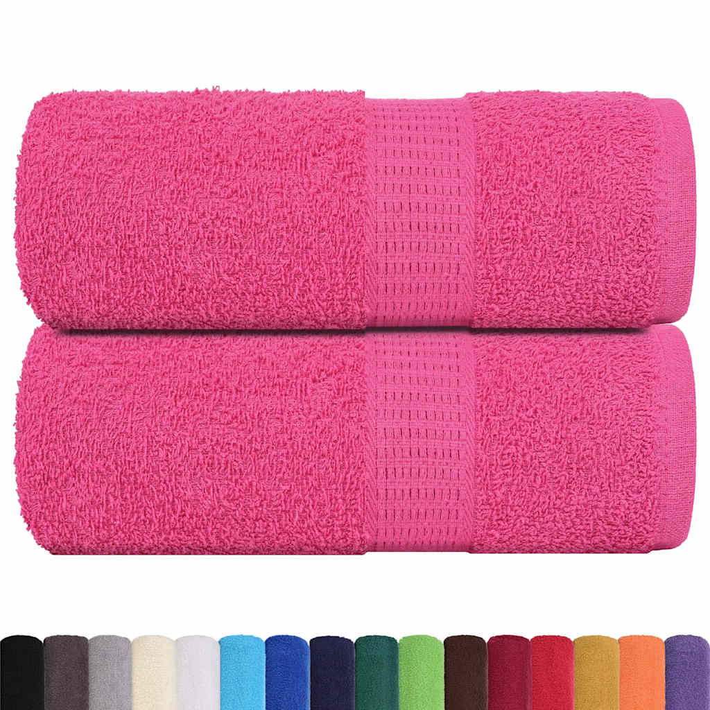 Waschhandtücher 2 Stück FROGN Rosa 30x30 cm 100% Baumwolle