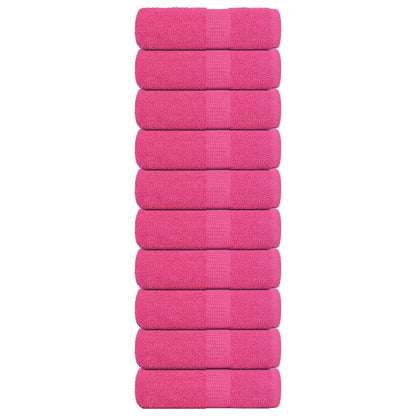 Gästetücher 10 Stk. Rosa 30x50 cm 360 g/m² 100% Baumwolle