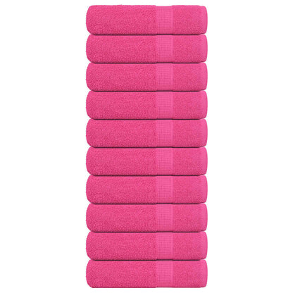 Badetücher 10 Stk. Rosa 100x150 cm 360 g/m² 100% Baumwolle
